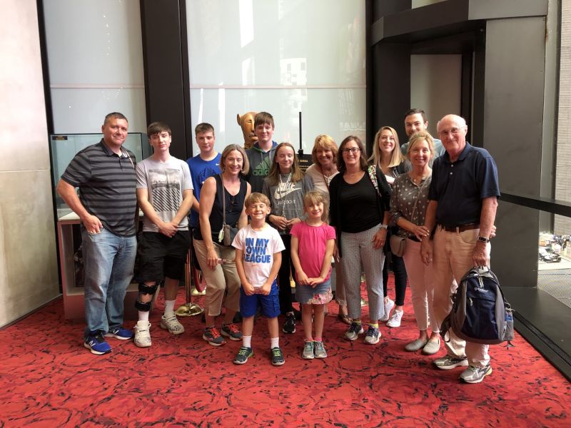 With Maggie's Family at Lion King in New York City