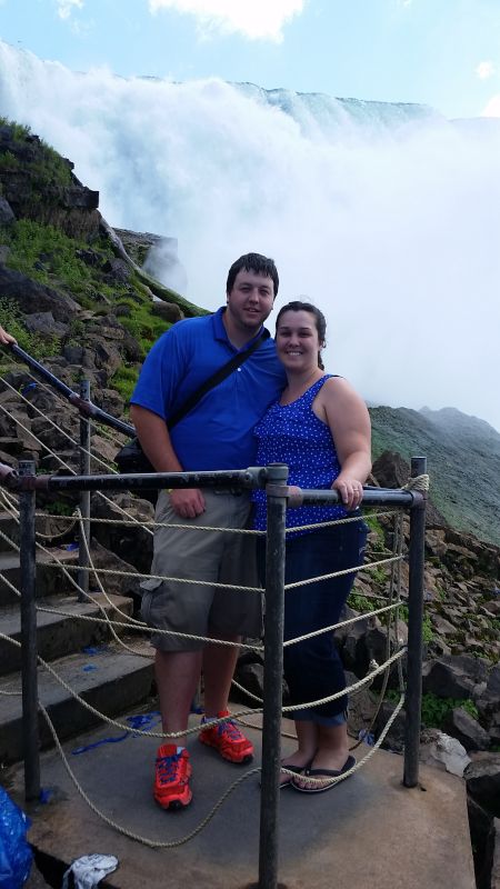 Standing by Niagara Falls