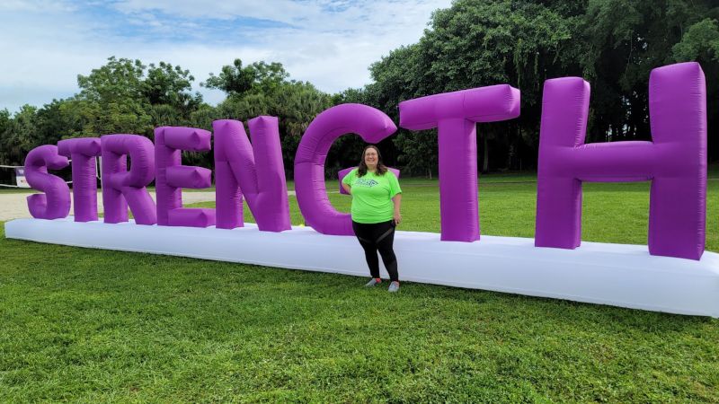 Volunteering at the Walk to End Alzheimer's