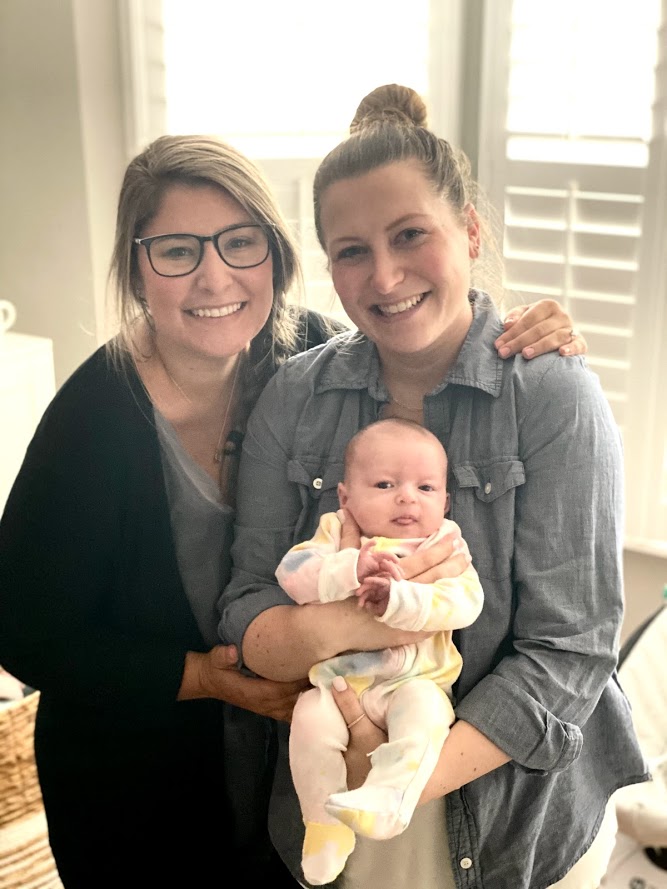 Mykie Meeting Her Goddaughter