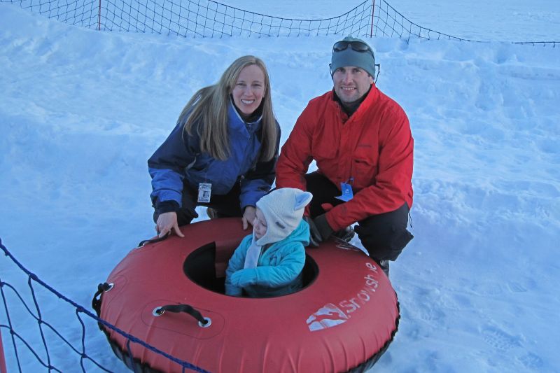 Snow Tubing With Family