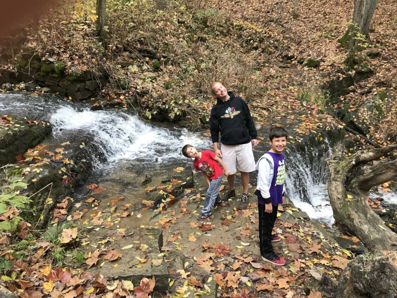 Charlie Hiking with The Nephews