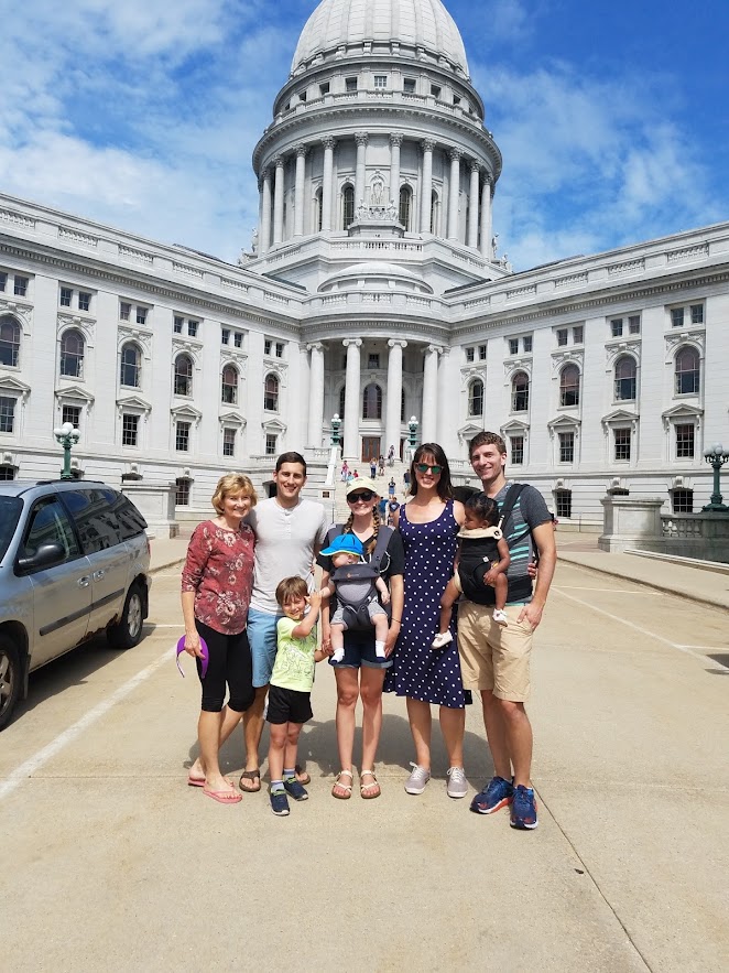Family Walk to The Capitol