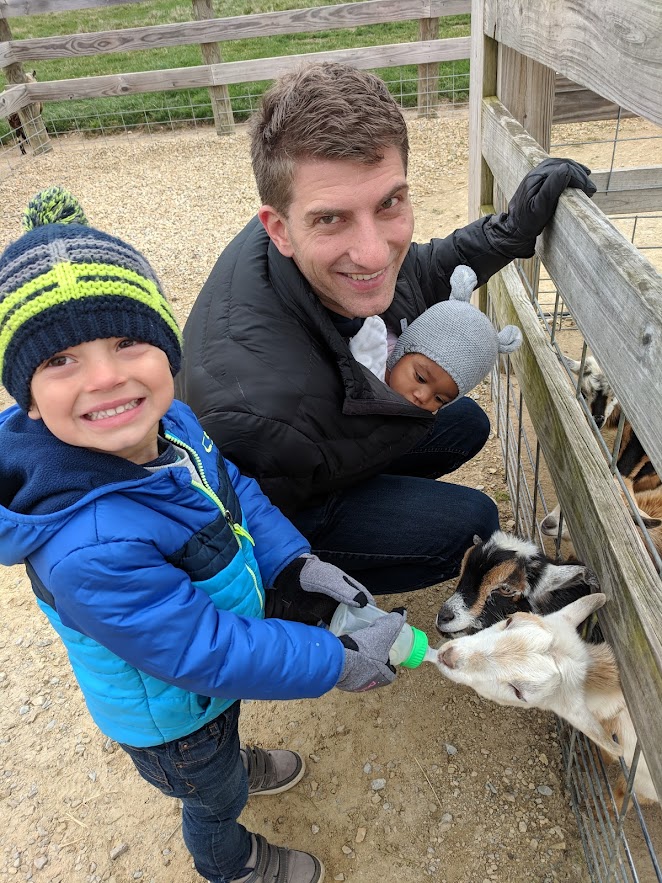 Bottle Feeding Baby Goats