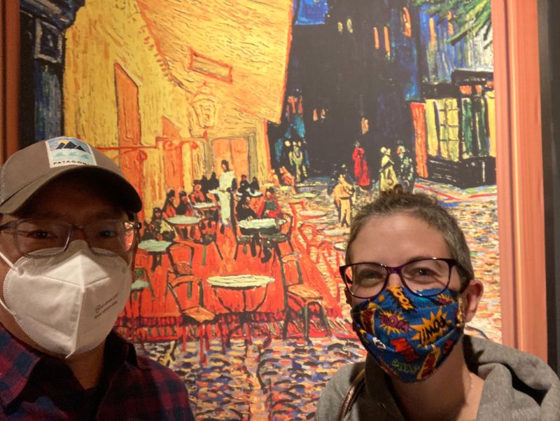 At the Van Gogh Experience