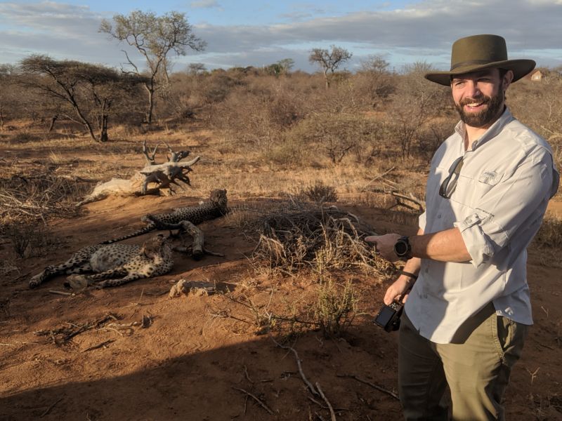 Spotting Cheetahs During Our South African Safari