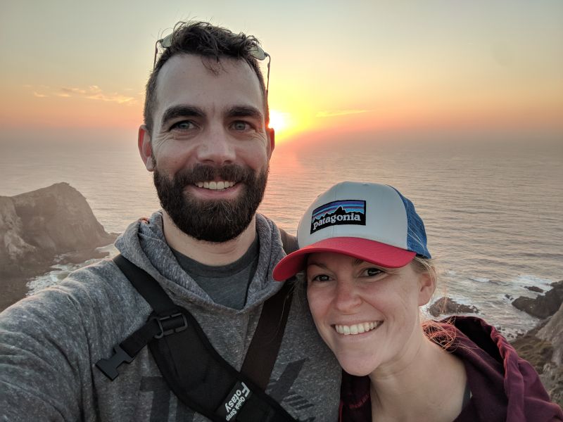 On an Oceanfront Mountain Peak in the Algarve Region of Portugal