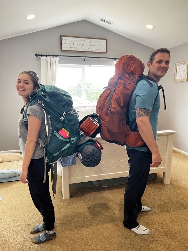 TJ & Kenadie Backpacking Trip