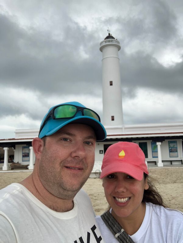 At a Lighthouse in Cancun