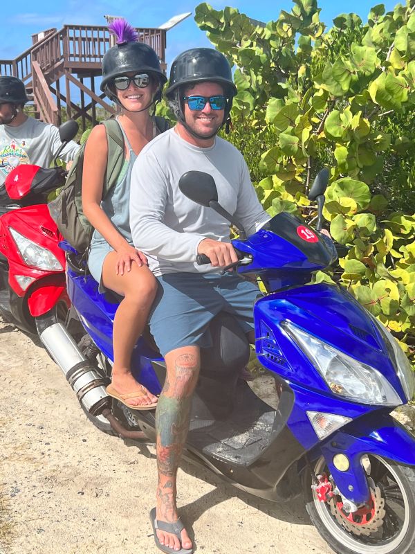 Checking Out the Islands Via Scooter