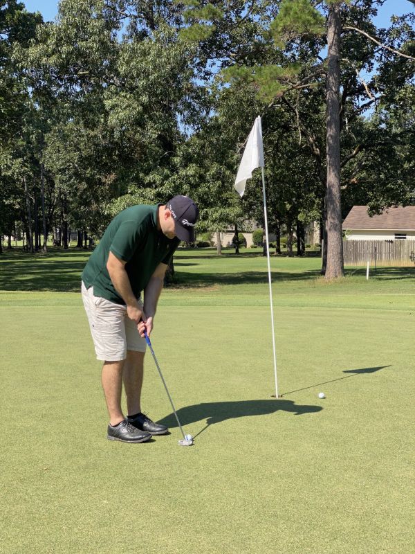 Blake Enjoys Golfing