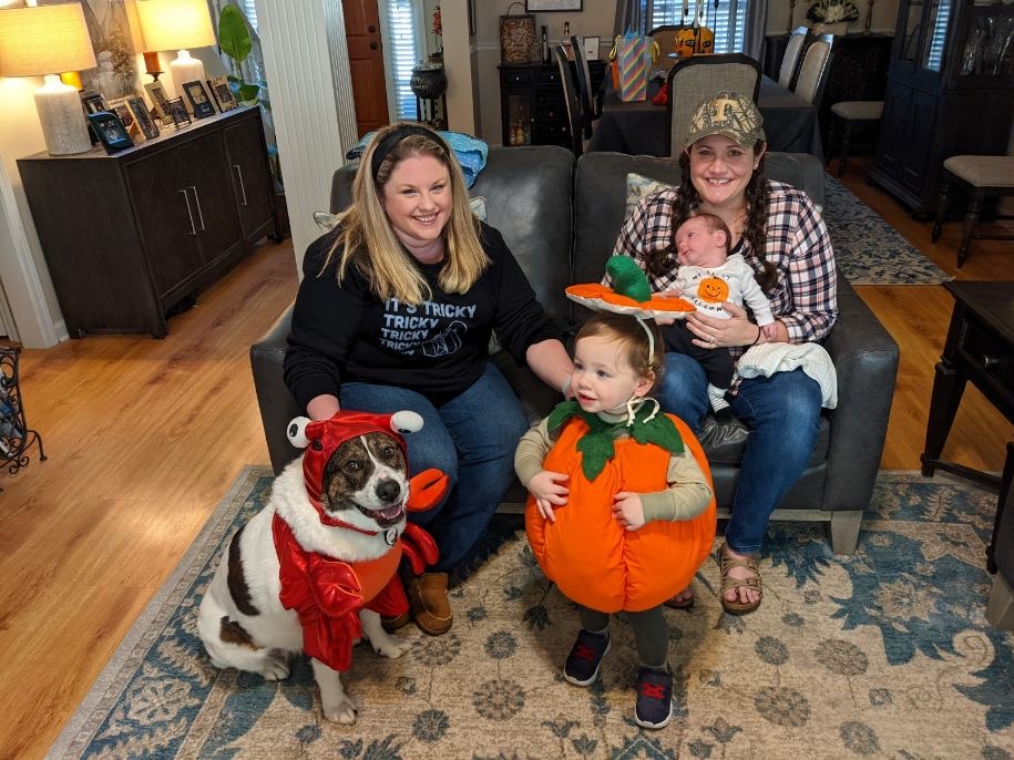 Trick-or-Treating With Friends