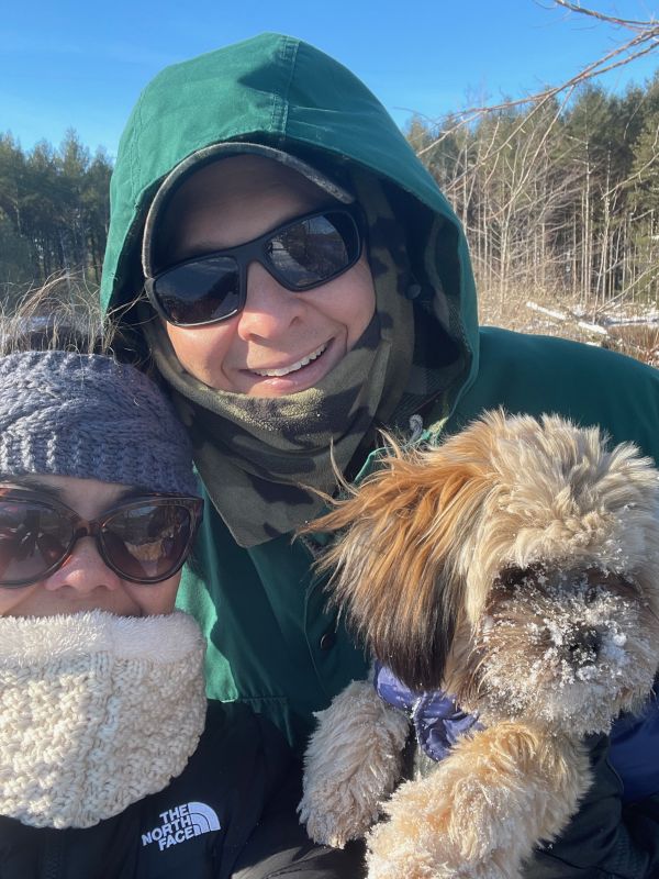 Hiking in the Snow