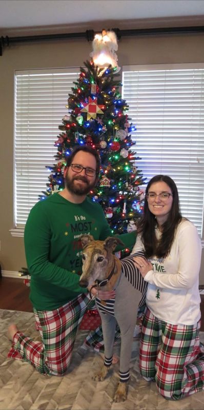 Christmas Morning With Our Pup, Maxcy