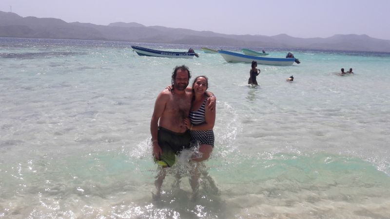 Swimming in the Dominican Republic