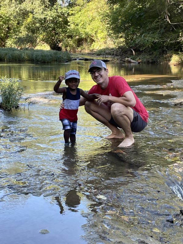 Playing in the Creek