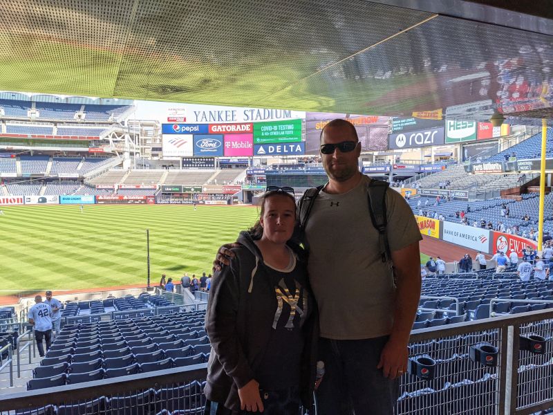 Baseball Game at Yankee Stadium