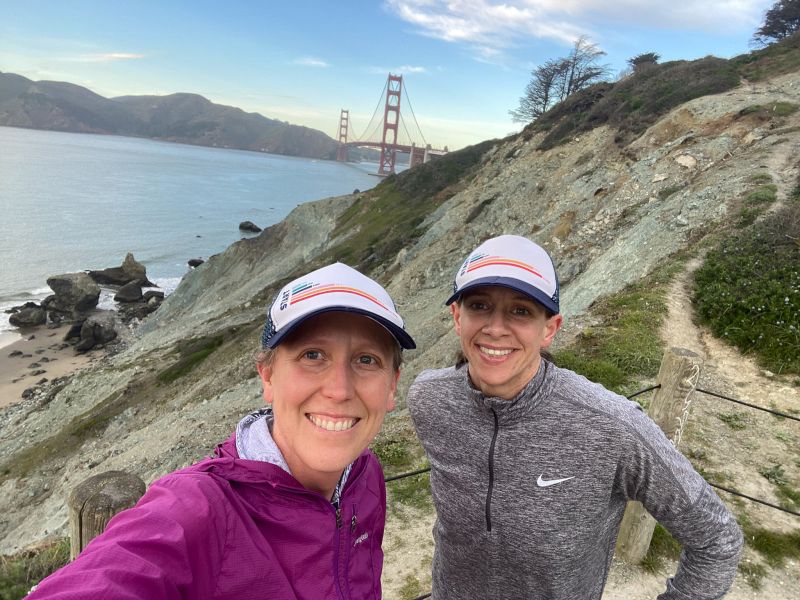 Evening Run While on Vacation in San Francisco