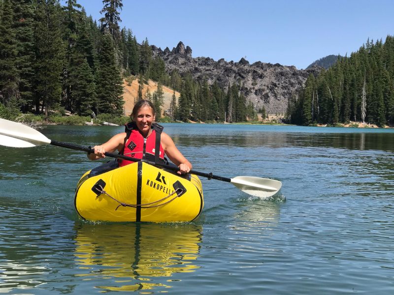 Packrafting at Devil's Lake