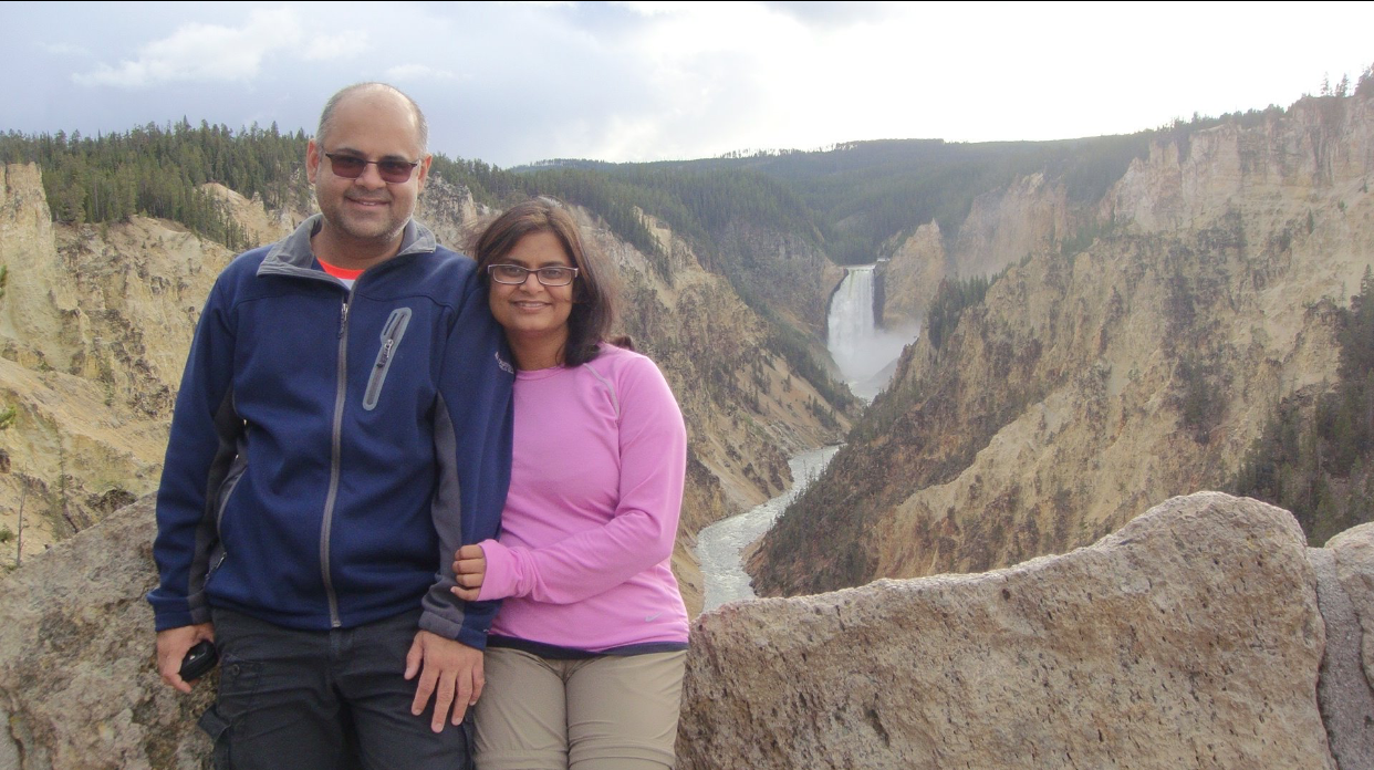 Enjoying the View in Yellowstone
