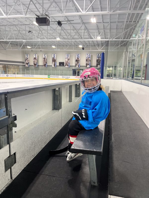 Watching Our Daughter Play Hockey