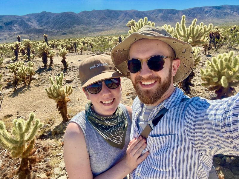 Exploring the Cholla Cactus Garden in Joshua Tree National Park