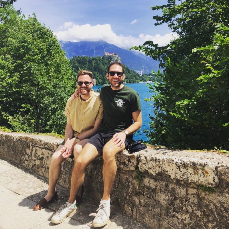 At Lake Bled in Slovenia