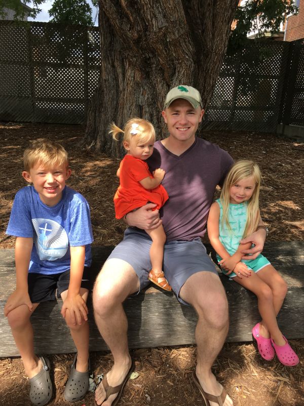 Russ With Our Nieces & Nephew