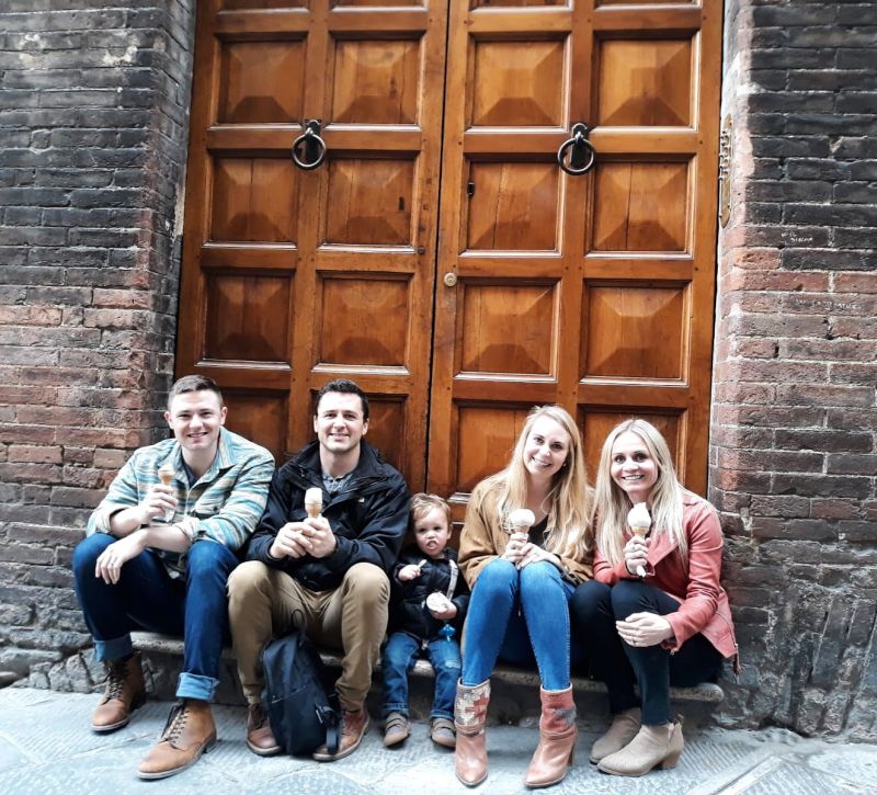 Visiting Friends in Italy