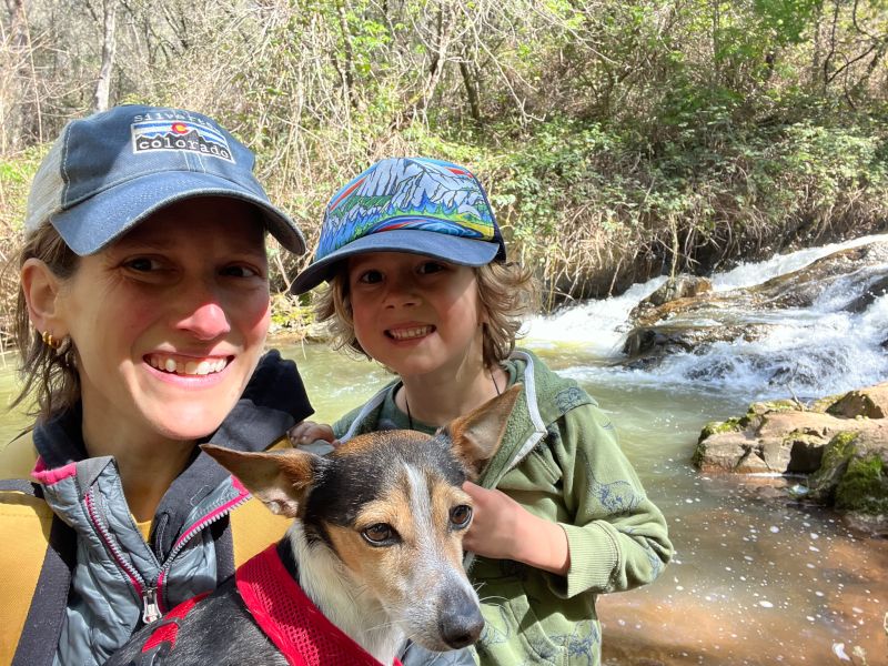 Enjoying a Hike Together