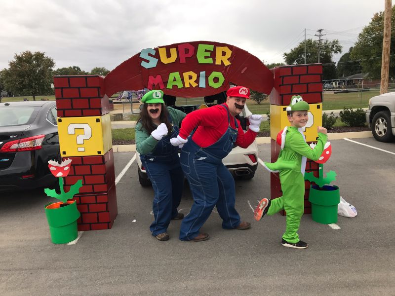 Our Mario Trunk-or-Treat