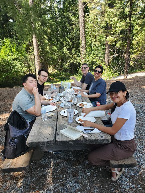 Afternoon Picnic With International Friends