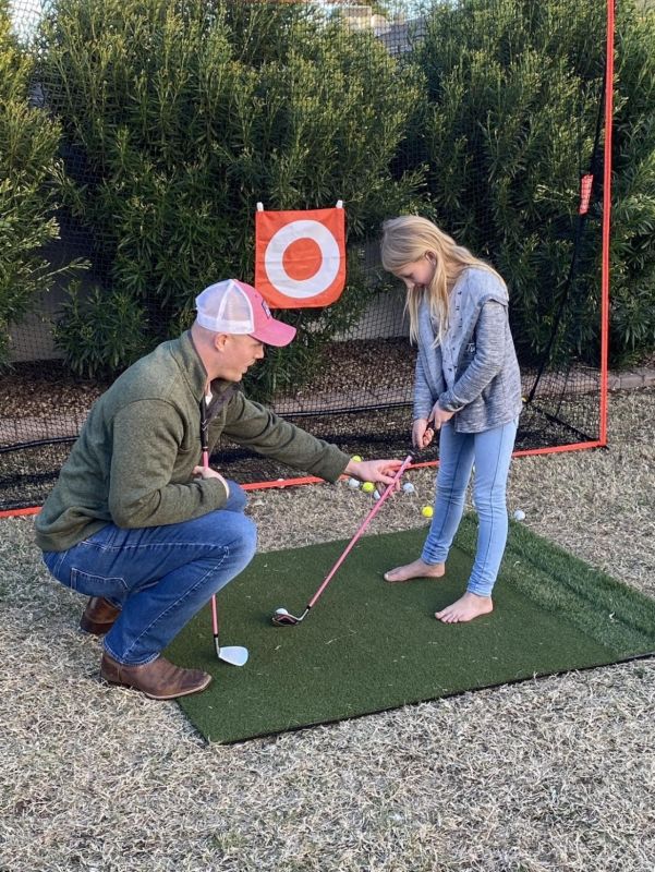 Golf Lessons With Our Niece