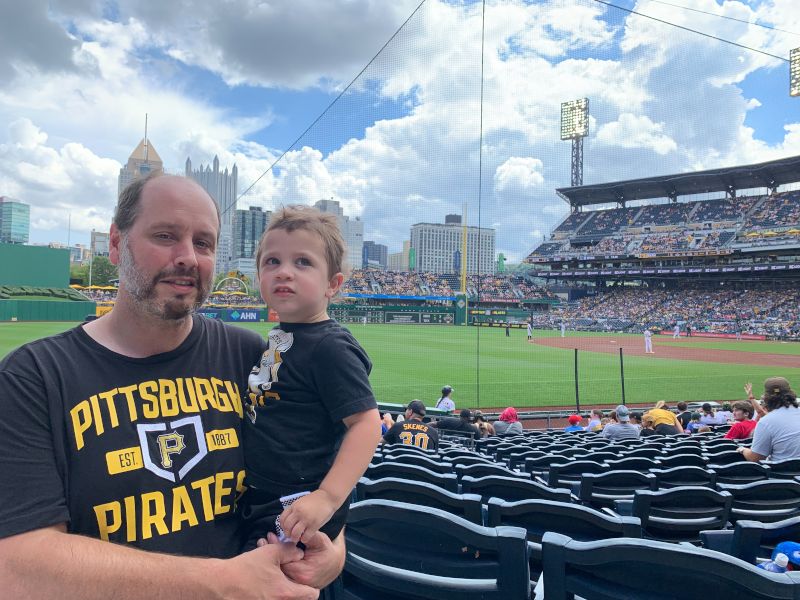 Baseball Game With Our Nephew