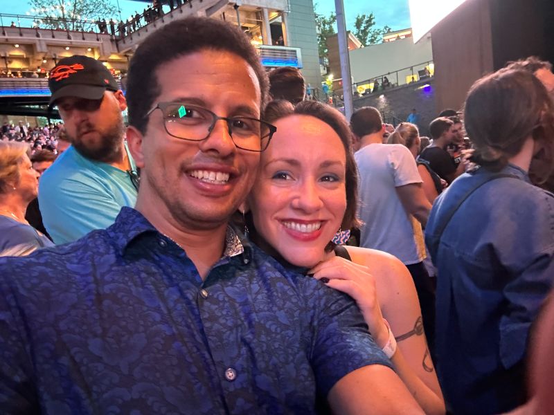 Excited for a Concert to Begin