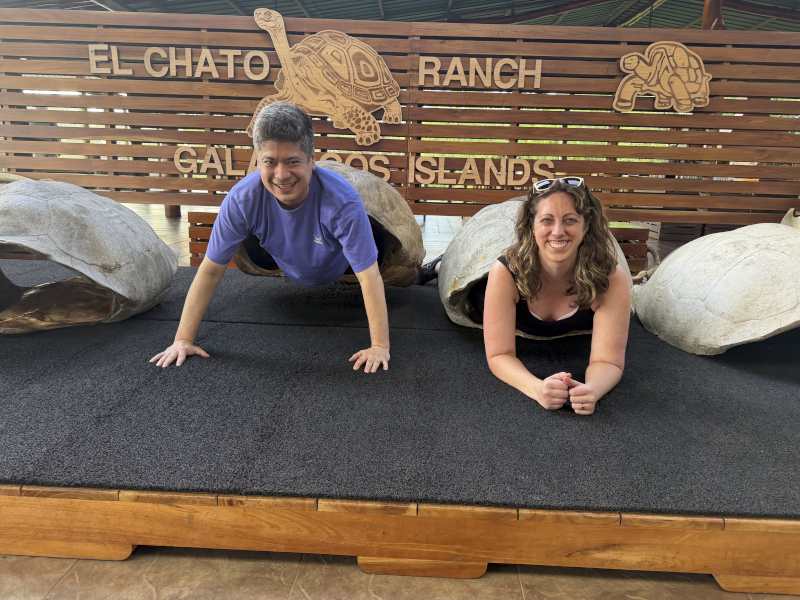 Exploring Tortoise Shells in the Galapagos