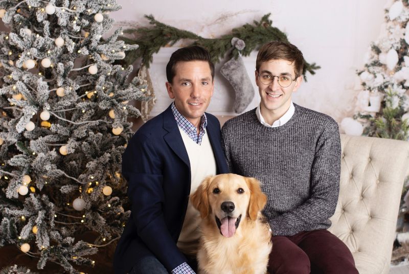 Our Christmas Card  Photo With Teddy