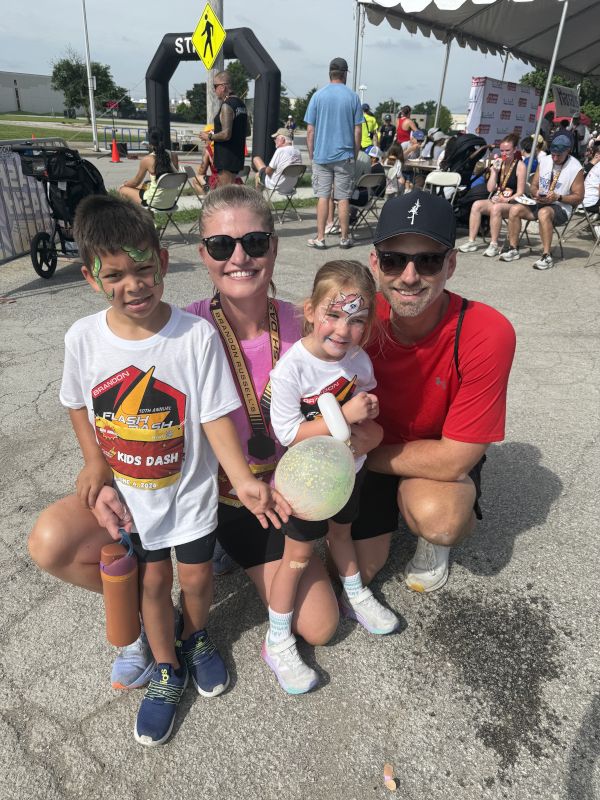 The Kids Loved Getting to Participate in their First Fun Run!  