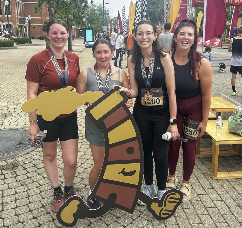 Danielle With Friends at a 5K