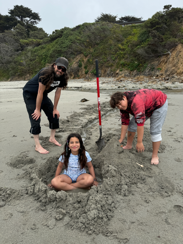Brandon and His Niece and Nephew