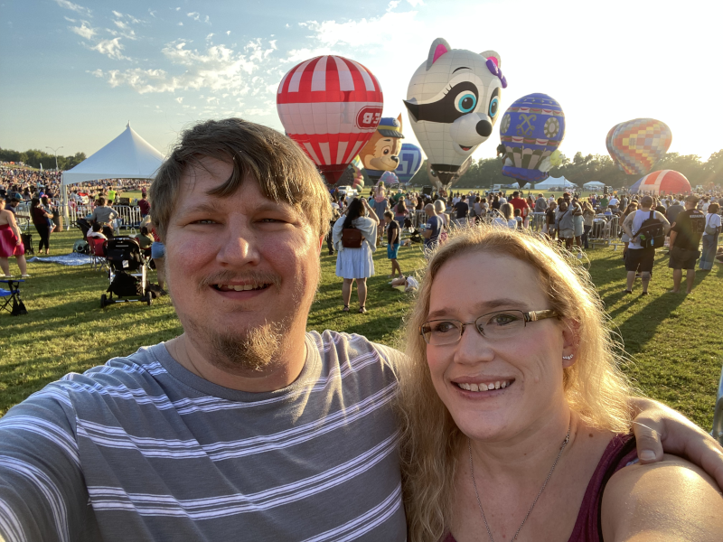 At a Balloon Festival