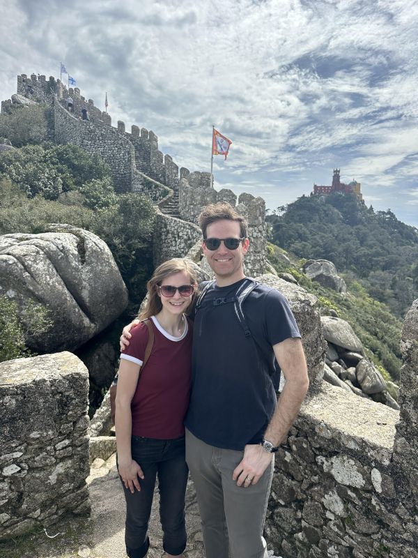 On Top of the Castle in Portugal