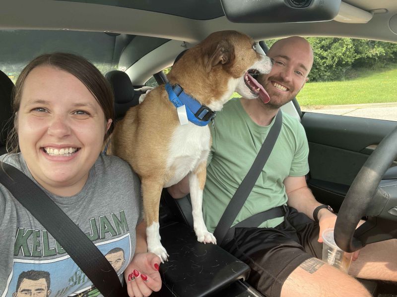 A Selfie with Our Dog