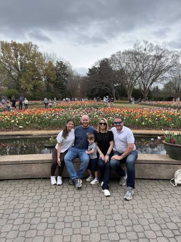 Tulip Festival with Matthew's Parents