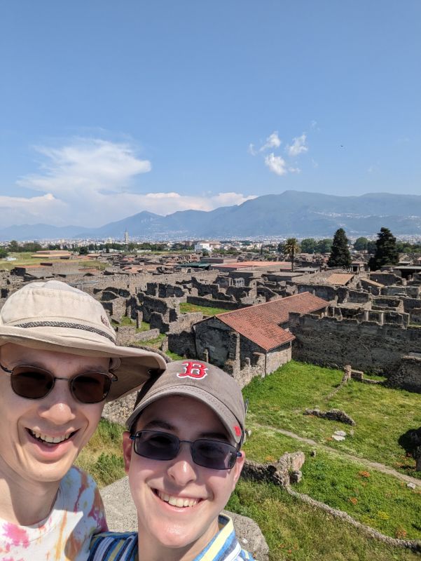 Visiting Pompeii