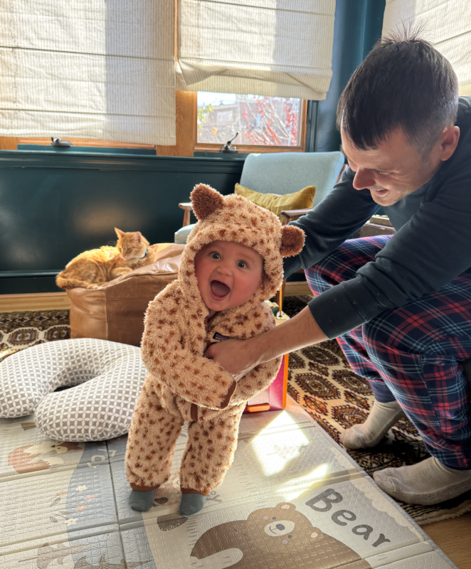 Bundling up to Go Outside