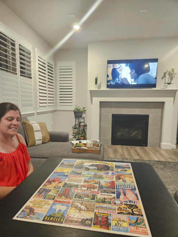 Working on a Puzzle Together