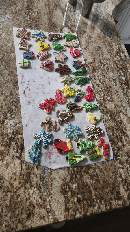 Baking Christmas Cookies