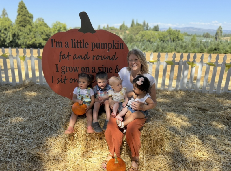 A Day at the Pumpkin Patch with Frankie, Grandma, and Cousins