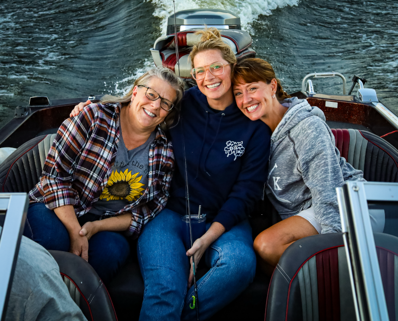 Boating with Family 